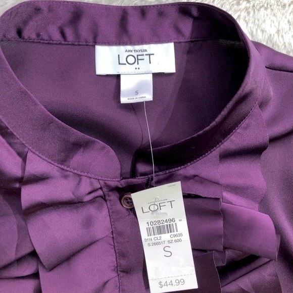 Ann Taylor Loft Satin Blouse - Picture 5 of 6